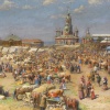 «Ярмарка в Можайске» 1916 г. Горохов Иван Лаврентьевич (Россия, 1863-1934)