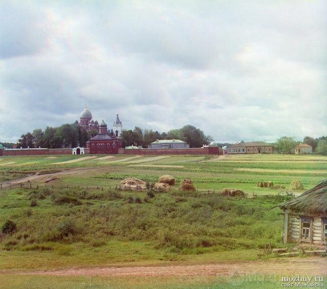 Спасо-Бородинский монастырь.1911г.  Фото Прокудина-Горского.