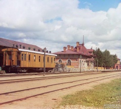Станция Бородино. 1911.  Фото Прокудина-Горского.