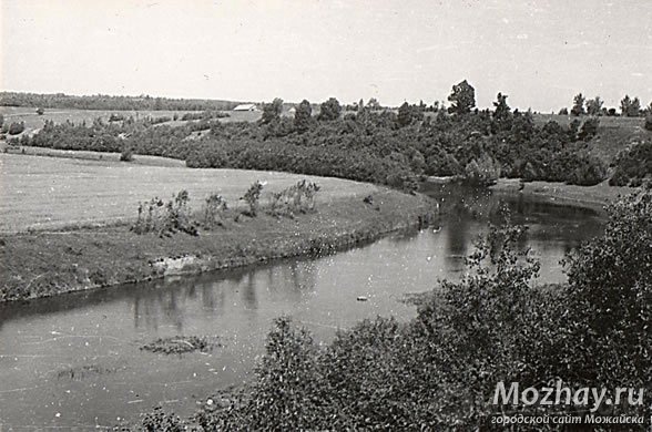 Долина Москвы-реки ниже плотины.Июнь 1964г.Фото Владимир Дергачев