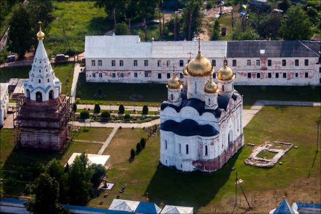 Можайский Лужецкий Рождества Богородицы Ферапонтов мужской монастырь (вид сверху)