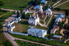 Можайский Лужецкий Рождества Богородицы Ферапонтов мужской монастырь (вид сверху)