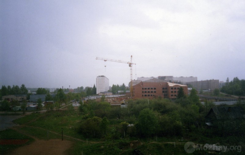 Строительство новой школы. Примерно 2006-й год. Фото В.Макареня