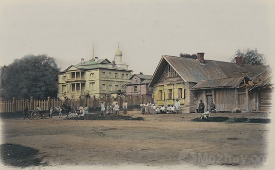 Бородино. Императорская усадьба. Раскрашенное фото 1911 г.