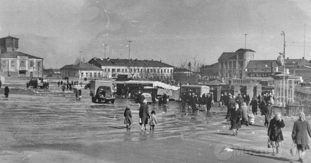 Можайск. Комсомольская площадь. 1965 год. Из архива М.Вахненко