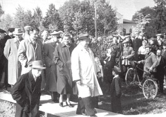 Приезд на Бородинское поле министра культуры СССР Е.А.Фурцевой и Маршала Советского Союза К.С.Москаленко для подготовки юбилейных торжеств к 150-летию Бородинского сражения. 1962 г.