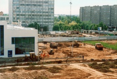 Можайск. Строительство Губернаторской площади. Май 2004 г. Фото Н.Никитина