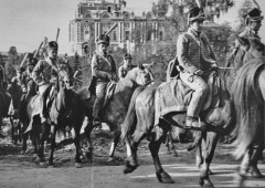 Можайск. Фото со съёмок фильма "Война и мир". 1961 г.