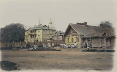 Бородино. Императорская усадьба. Раскрашенное фото 1911 г.