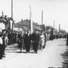 Можайск. Комсомольская площадь. 1 мая 1951 года.  Фото из архива Е.Парфентьевой