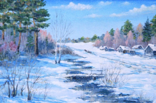 Зимний пейзаж. 2010 г.
